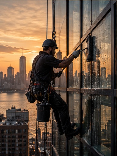 Commercial window cleaning